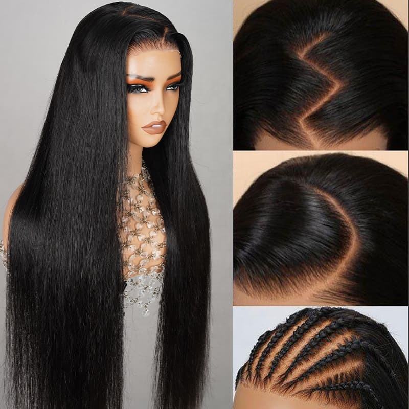 6x6 Pre-cut Glueless Wig - Straight