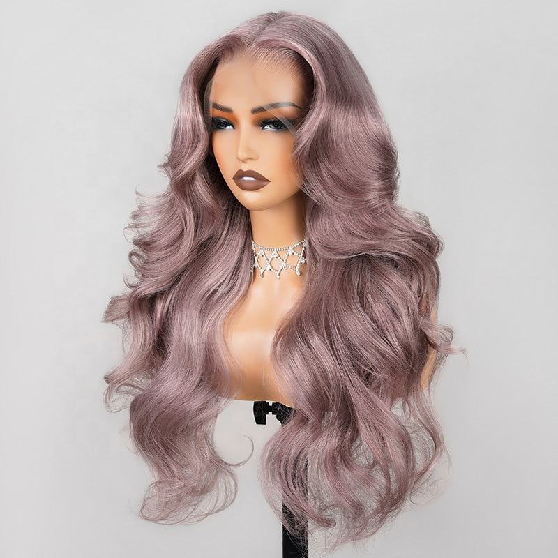 Ash Purple 6x6 Pre-Cut Glueless Wig