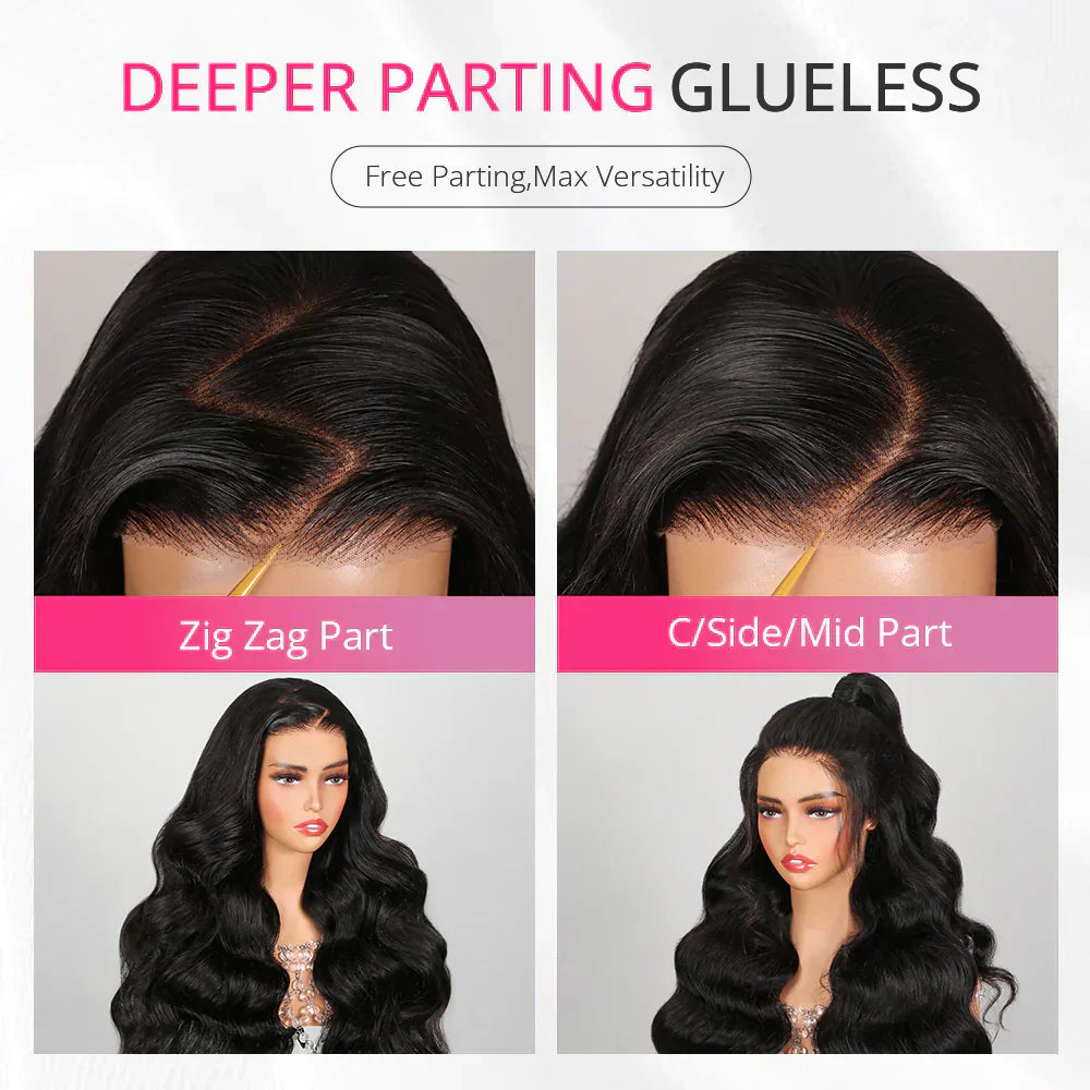6x6 Pre-cut Glueless Wig - Body wave