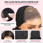 6x6 Pre-cut Glueless Bob Wig - Ombre Highlights