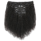Raw Kinky Curly Clip-in Hair Extensions  (Set of 8)