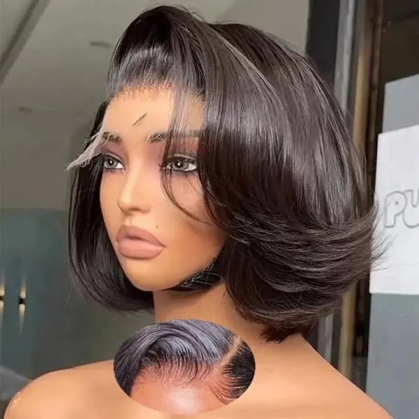 6x6 Glueless Precut Bob Wig