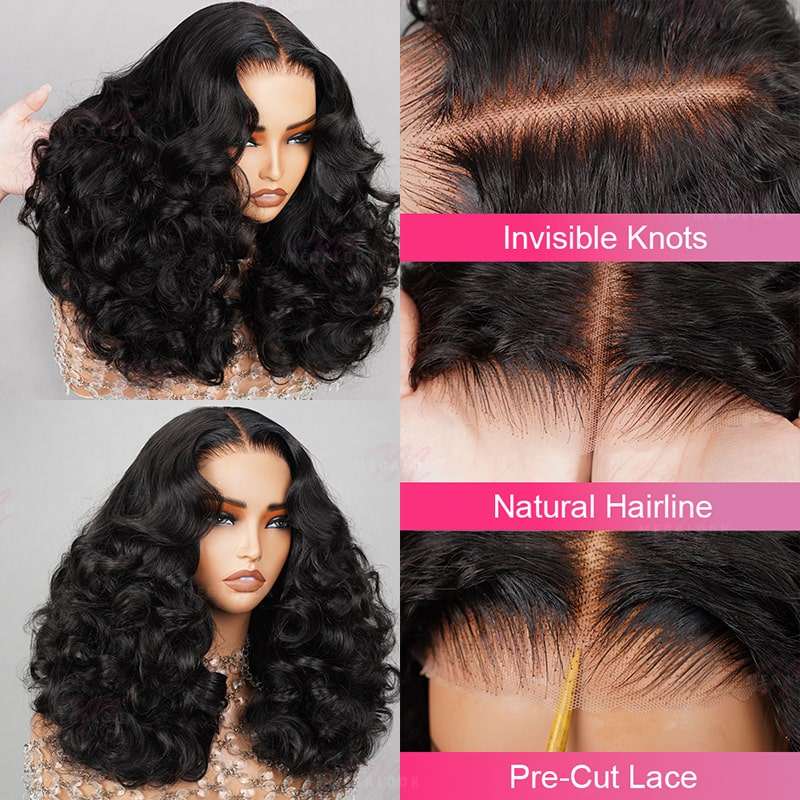 6x6 Pre-cut Glueless Wig - Funmi Curly