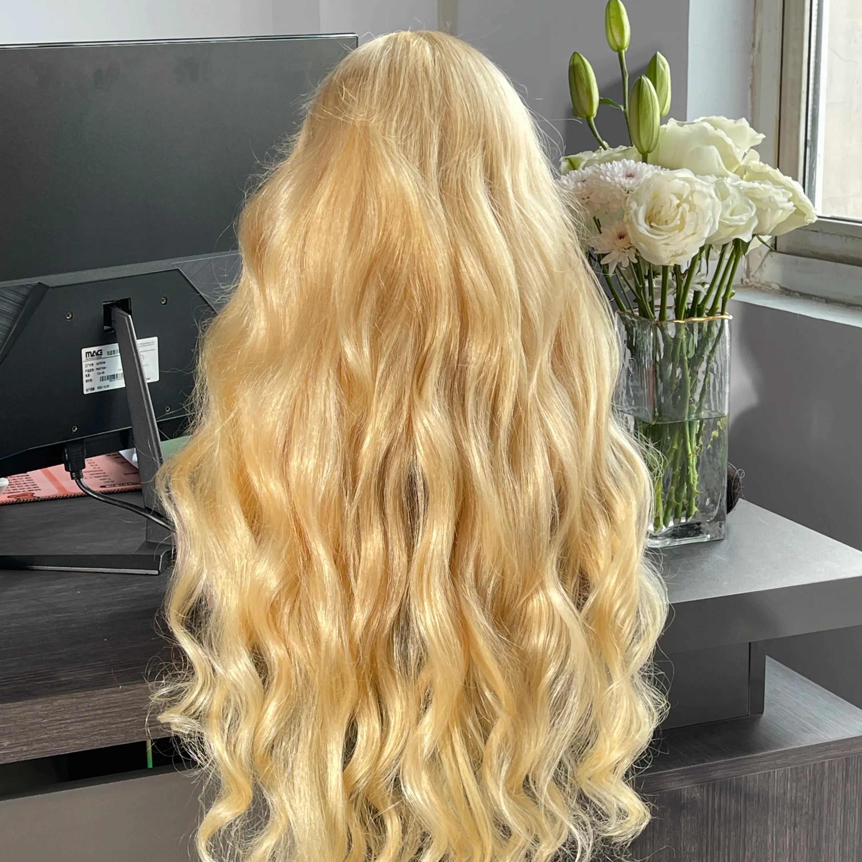 6x6 Glueless Wig - 613 Blonde