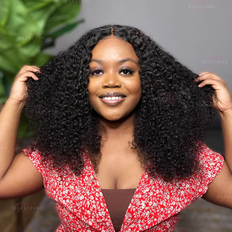 6x6 Pre-cut Glueless Wig - Kinky Curly